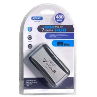 Hub USB 2.0 7 Portas com Fonte HB-T68 - Image 3