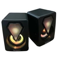 Caixa de Som 6W Multimídia USB 2.0 LED CS-C20 - Image 2