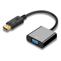 Cabo Displayport para VGA Macho x Fêmea 16cm