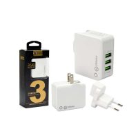 Carregador de Celular com 3 USB 3.4A SH-A3303 Shinka