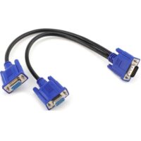 Cabo para monitor VGA em Y para 2 Monitores