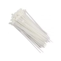 Abraçadeira em Nylon 20cm Pacote com 100 Branco
