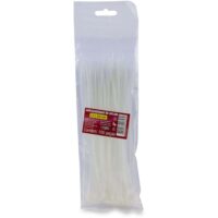 Abraçadeira em Nylon 20cm Pacote com 100 Branco - Image 2
