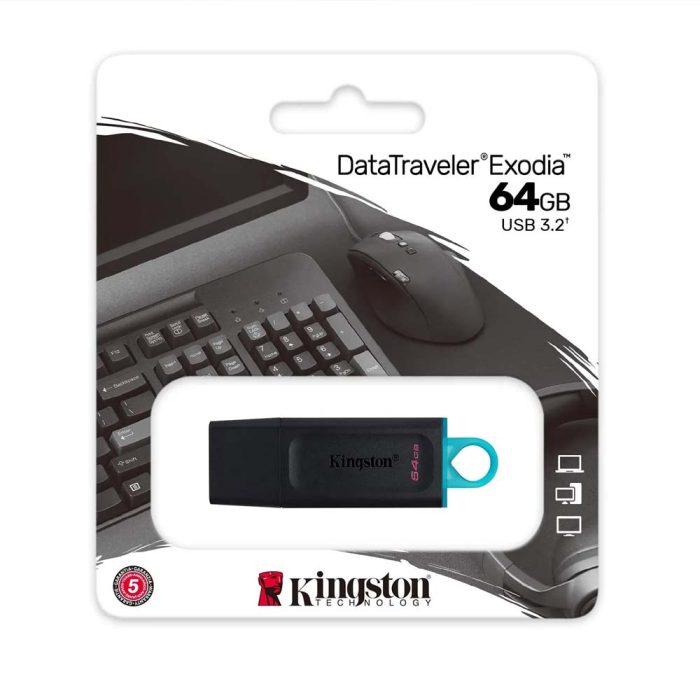 Pendrive 64Gb kingston Exodia USB 3.2