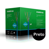 Cabo de Rede Cat-5e Caixa com 305m Intelbras Preto