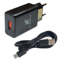 Carregador de Celular com 1 USB + Cabo Type-C 1m 30W XCUR43
