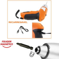 Parafusadeira Sem Fio Portátil com Maleta e Acessórios - Image 3