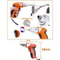 Parafusadeira Sem Fio Portátil com Maleta e Acessórios - Image 2