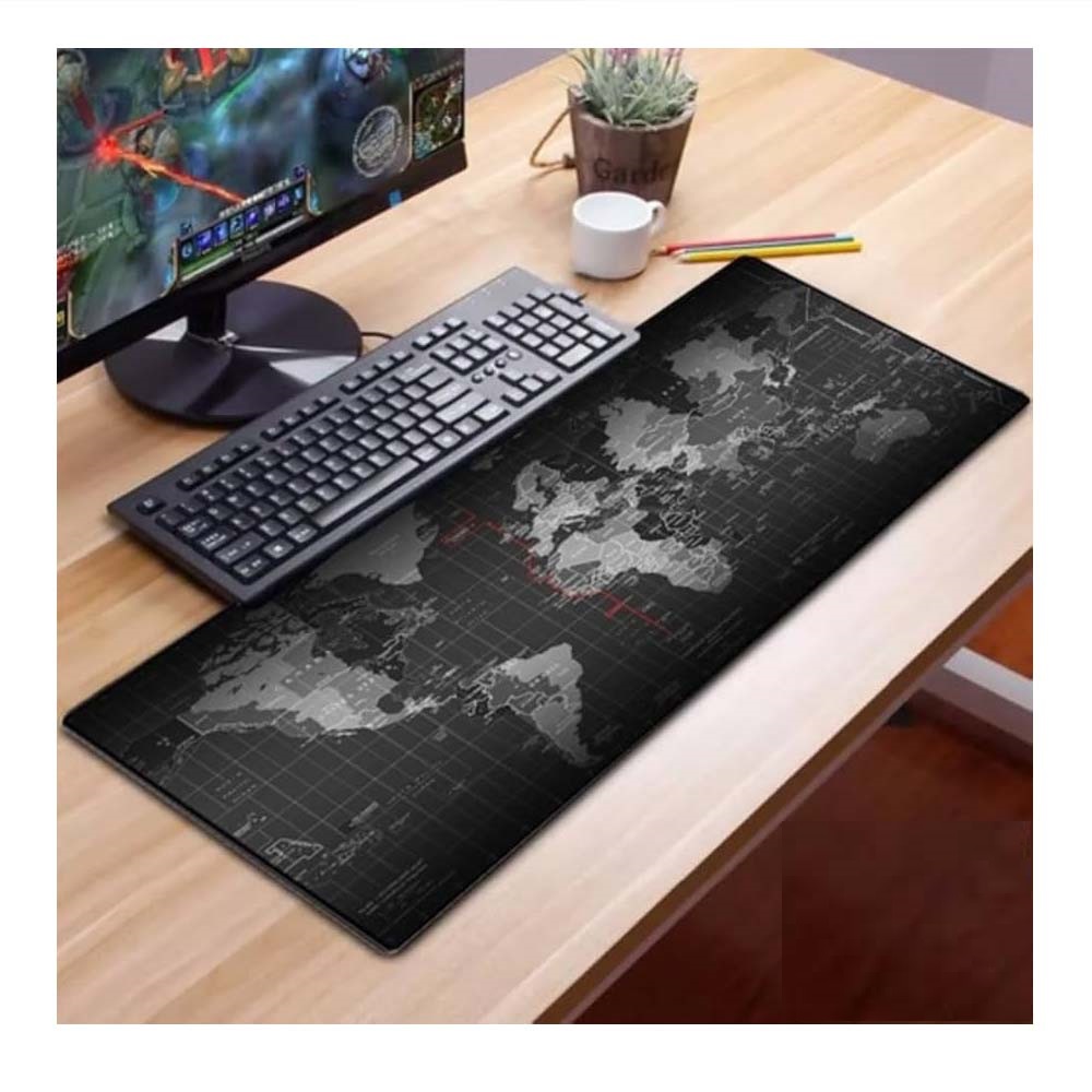 Mousepad Gamer 90×40 cm Mapa Mundi - Imagem 2