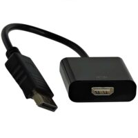 Cabo Displayport Macho X HDMI Fêmea 4K