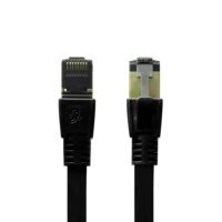 Cabo de Rede Patch Cord Cat-7 1m Preto