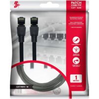 Cabo de Rede Patch Cord Cat-7 1m Preto - Image 2
