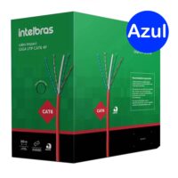 Cabo de Rede Cat-6 Caixa com 305m Intelbras Azul