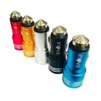Carregador de Celular Veicular com 2 USB em Metal Inova