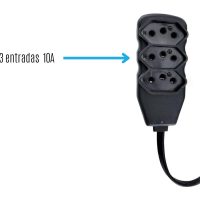 Extensão Elétrica com 3 Tomadas Tripolar 3m Preto - Image 2