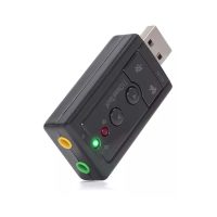 Adaptador de Som USB 7.1 Canais com 2 Saídas - Image 2