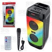 Caixa de Som Portátil Bluetooth 30W Com Microfone D-S33 - Image 2