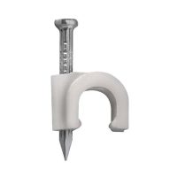 Fixador de Cabo Redondo 10mm Pacote com 50 Branco - Image 2