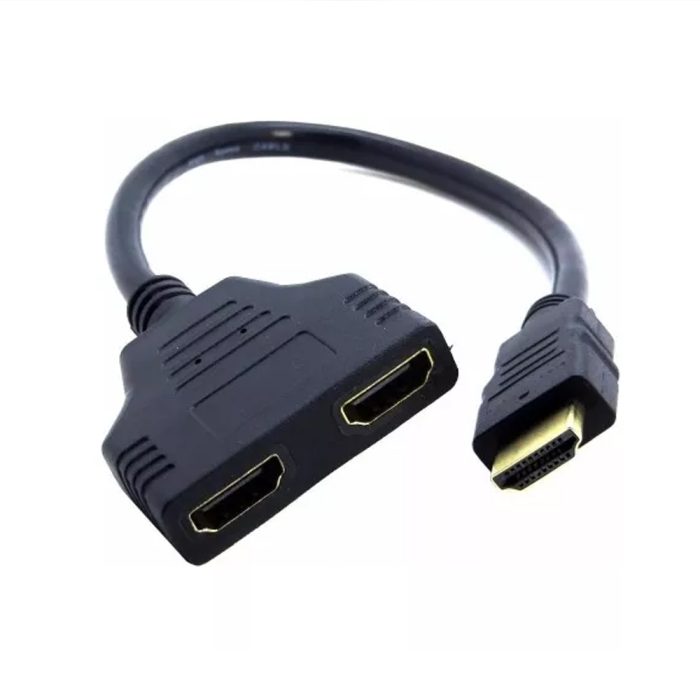 Cabo HDMI em Y para 2 Monitores