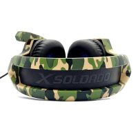 Headphone Gamer Estéreo com Microfone LED Soldado GH-X2700 - Image 3