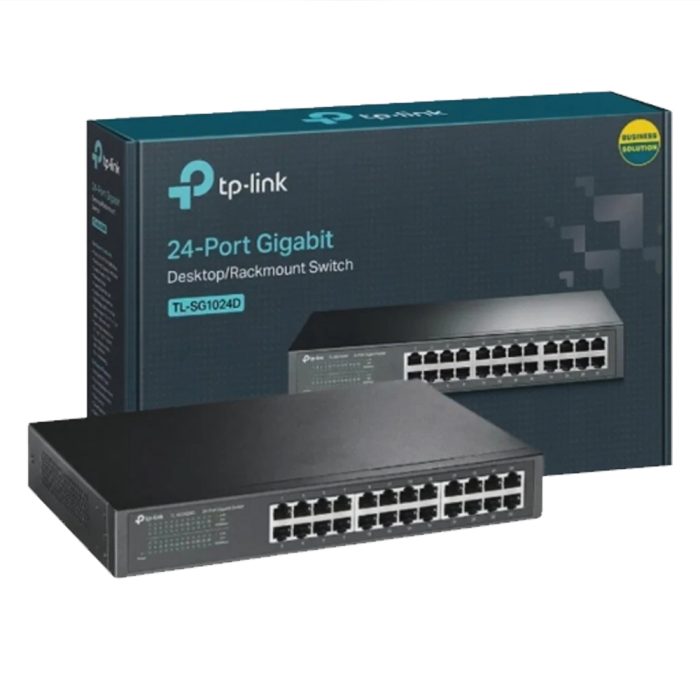 Switch para Cabo de Rede 24 Portas Gigabit /1000 Tplink TL-SG1024D