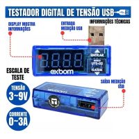 Testador de Porta USB Exbom UTS-02 - Image 2