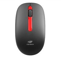 Mouse Sem Fio Wireless C3tech M-W15RBK Preto/Vermelho - Image 2