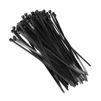 Abraçadeira em Nylon 50cm Pacote com 10 ou 100 Unidades Preto