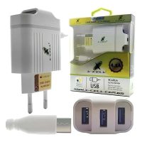 Carregador de Celular com 3 USB + CABO TYPE-C 4.1A XC-TPC-UR23 - Image 3
