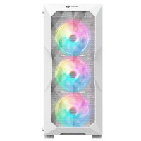 Gabinete Gamer com 3 Cooler fan RGB Hayom GB1730 Branco - Image 3