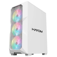 Gabinete Gamer com 3 Cooler fan RGB Hayom GB1730 Branco - Image 4
