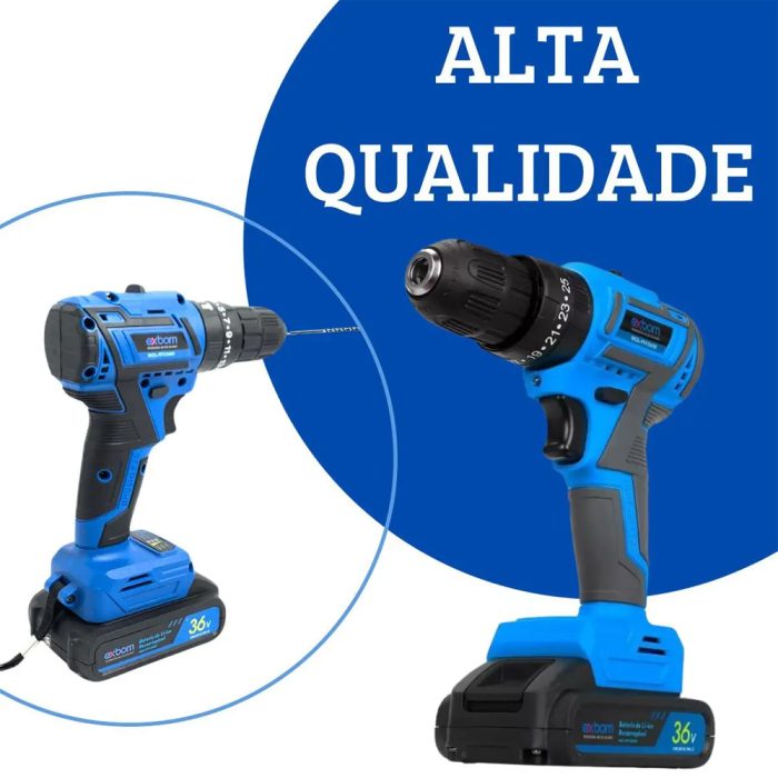 Parafusadeira e Furadeira Sem Fio Portátil 32 Ponteiras - Image 2