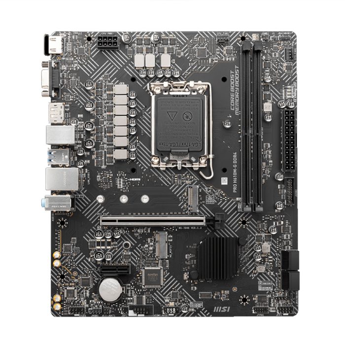 Placa Mãe Soquete 1700 MSI PRO H610M-G M2 DDR4 - Image 2