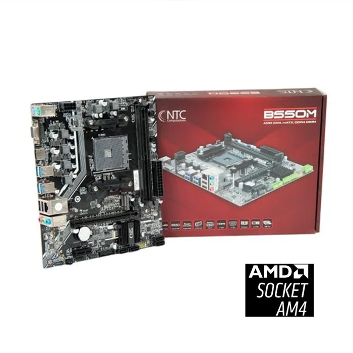 Placa Mãe Soquete AMD AM4 NTC B550M DDR4