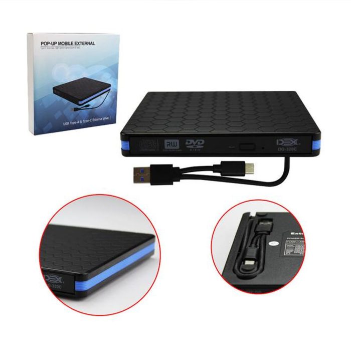 Gravador de CD e DVD Externo USB/TYPE-C - Image 2