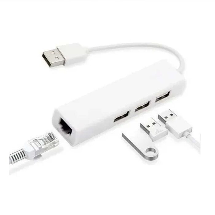 Conversor USB x RJ45 Gigabit + Hub USB 3.0 T133 - Image 2
