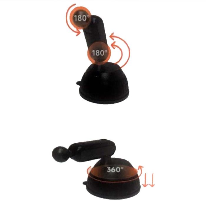 Suporte para Celular Automotivo Giro 360º com Ventosa OR-SP34 - Image 2