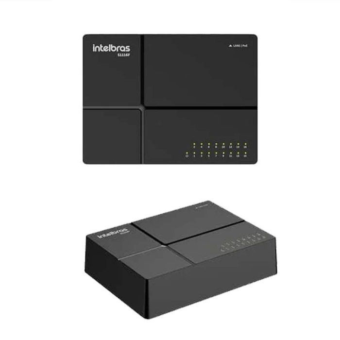 Switch para Cabo de Rede 16 Portas Fast /100 Intelbras S1116F - Image 2