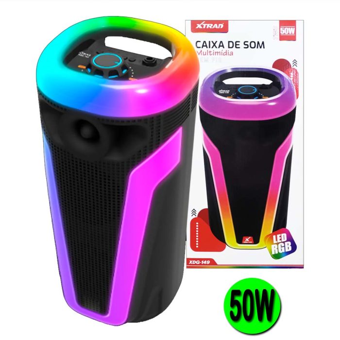 Caixa de Som Portátil Bluetooth 10W XTRAD XDG-149