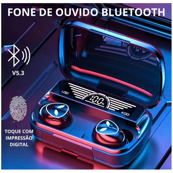Fone de Ouvido Bluetooth Duplo V5.3 Airphone M20 - Image 2