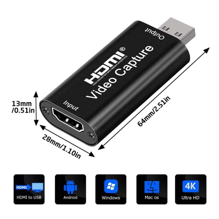 Placa de Vídeo Captura HDMI 4K USB 3.0 MS118 - Image 3