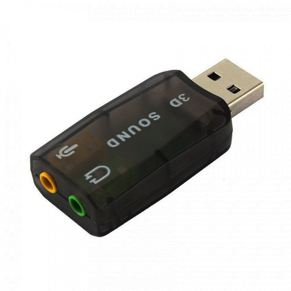 Adaptador de Som USB 5.1 Canais com 2 Saídas XTRAD