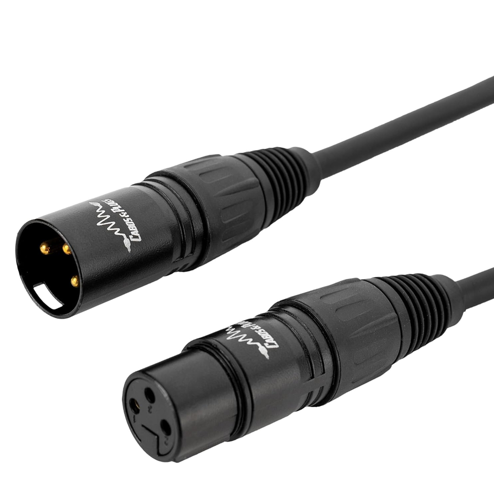 Cabo de Áudio XLR Macho X XLR Femea 1.5M