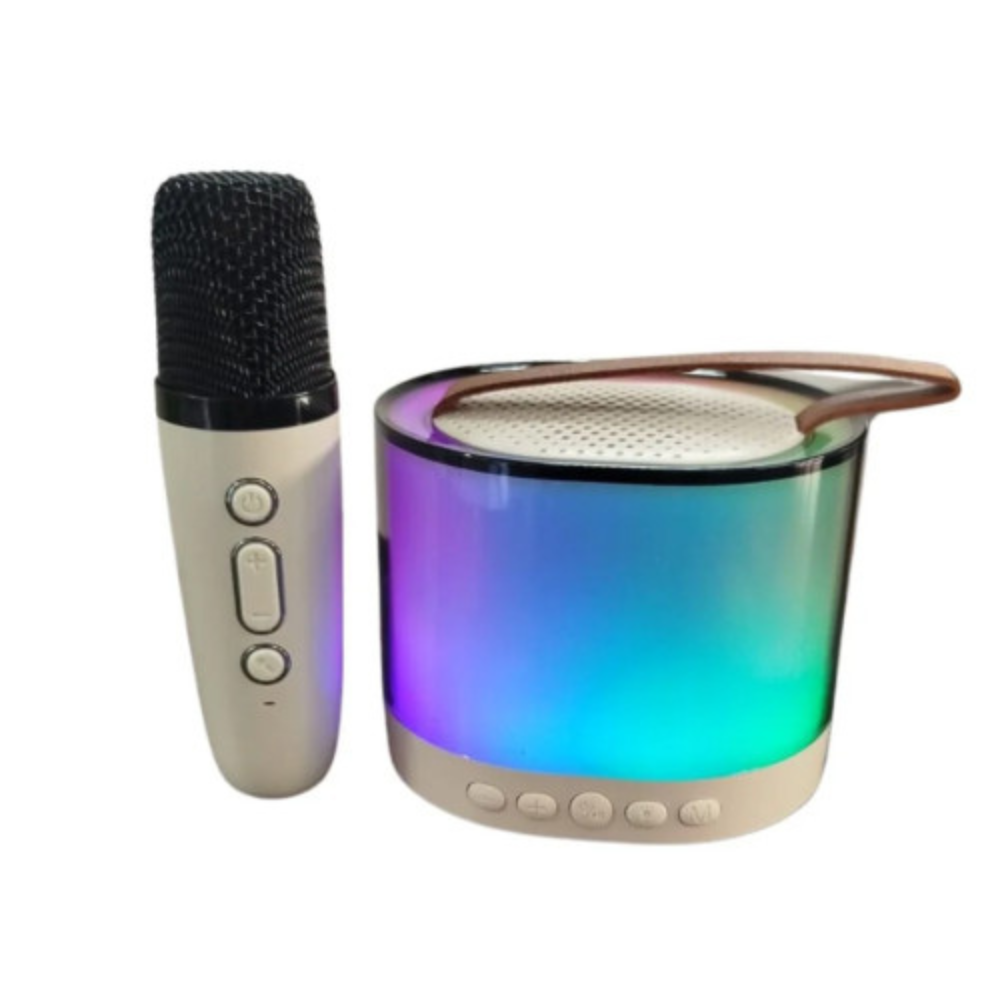 Caixa de Som Portátil Bluetooth com 1 microfone RGB K52