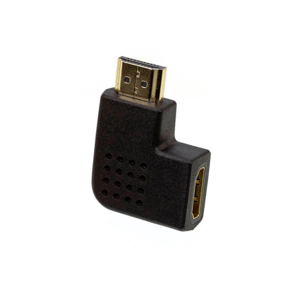 Adaptador HDMI em L Macho x Femea 90 Graus Direita / Esquerda - Imagem 2