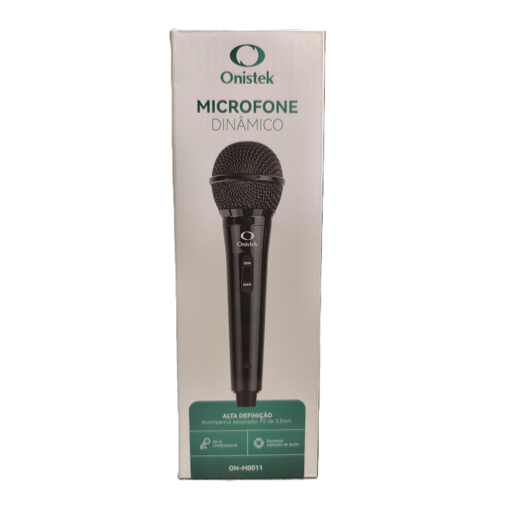 Microfone de Mão Dinâmico com Fio Onistek ON-M0011 - Imagem 3