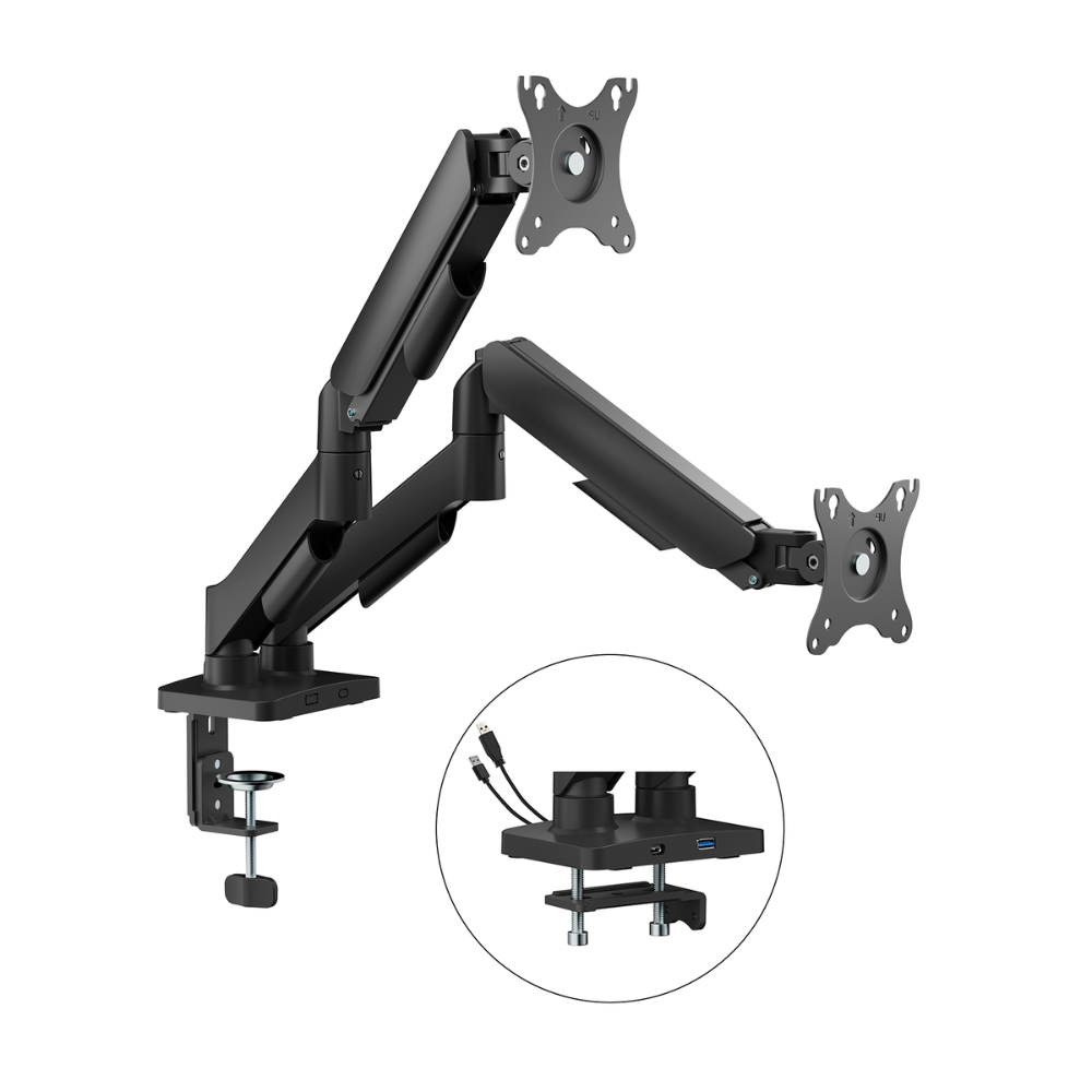Suporte Articulado Para Dois Monitor Ergo Flexy Bluecase